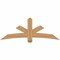 Ekena Millwork Alberta Smooth Timber Gable Bracket, Western Red Cedar, 72"W x 27"H x 5 1/2"D x 5 1/2"F, 9/12 Pitch GBW072X27X0606ALB00SWR - alternate 1